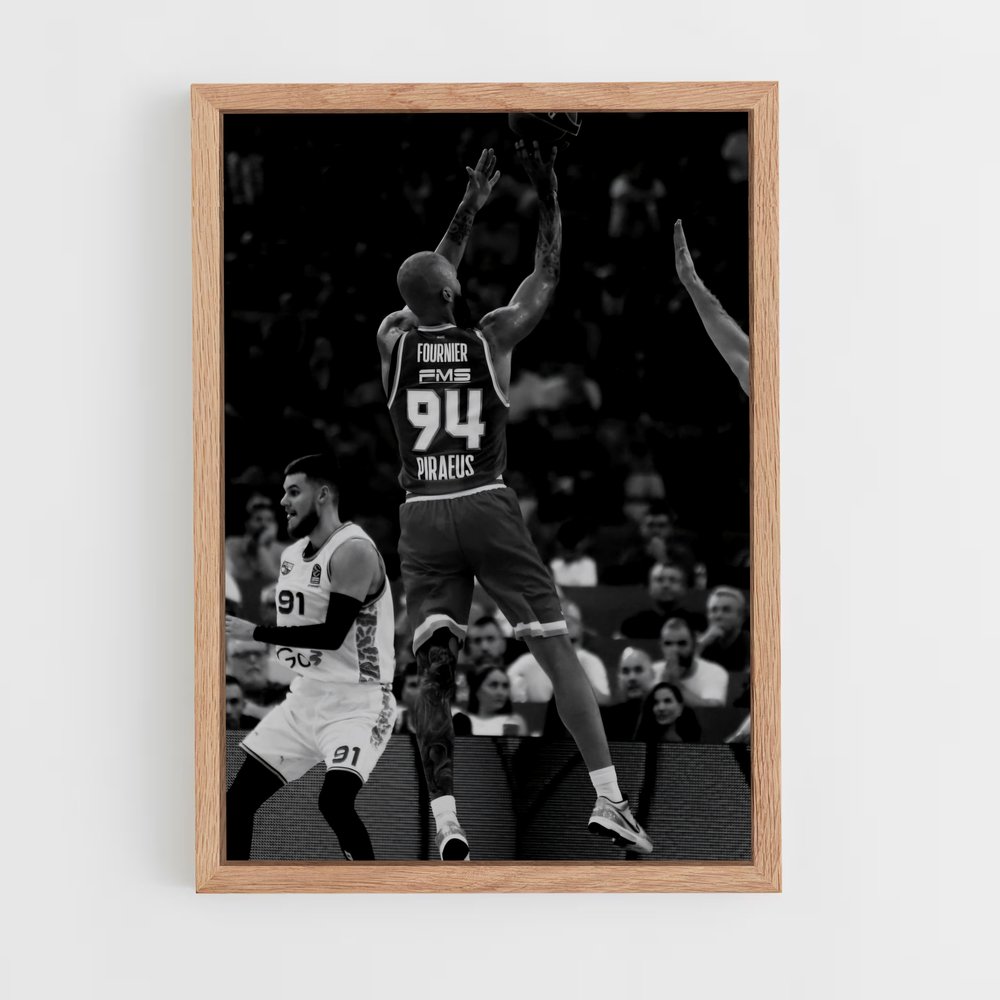Poster Evan fournier précision – affiche Basketball (vue 4)